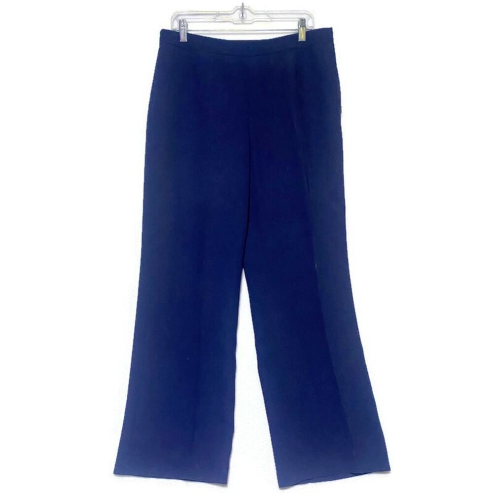 Jones Studio Separates Dress Pants Women's Size 12 Lined Dark Blue